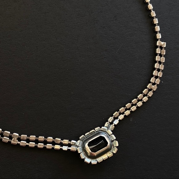 VINTAGE Czech Bohemian Crystal Rhinestone NECKLACE - Picture 5 of 6